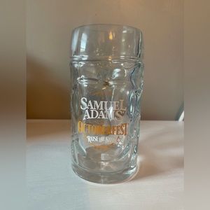 Samuel Adams Octoberfest “Rise and Stein” Beer Mug Stein 0.5L Dimple Sam Adams